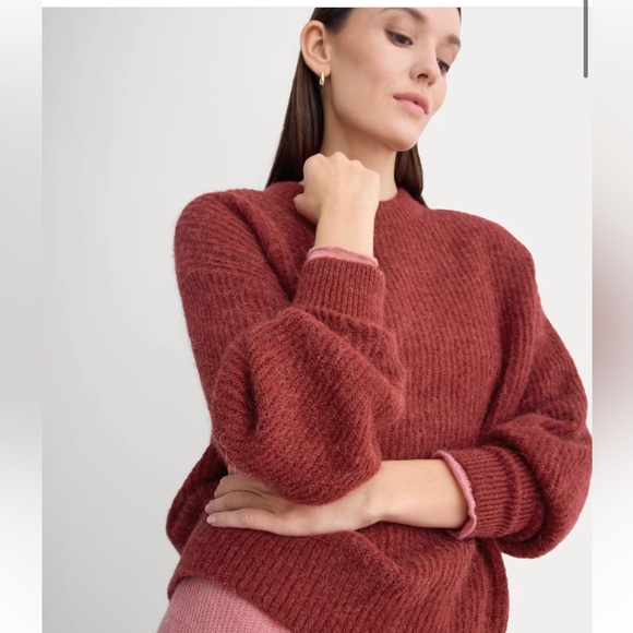 NWT Everlane Cocoon Crew in Alpaca - Picture 2 of 10
